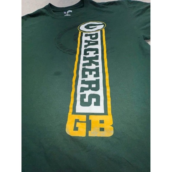 Green Bay Packers Team Apparel Men's Large NFL Football T-Shirt - Picture 3 of 5